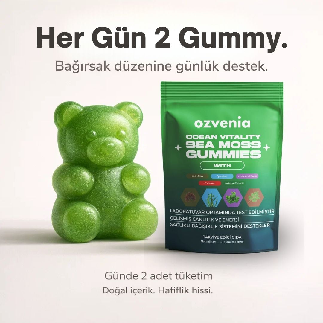 Ozvenia Sea Moss Günlük Denge Desteği Gummy